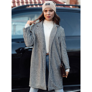 Črn ženski plašč z medvedkom na hrbtu NY0724