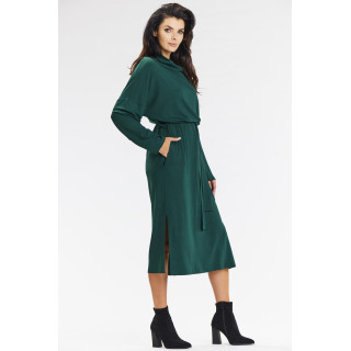 Zelena ženska kimono obleka