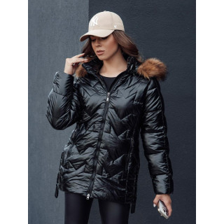 Ženska črna zimska jakna TY4515