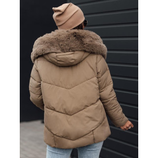 Bež ženska zimska jakna TY4673