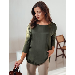 Ženska zelena oversized bluza RY2671