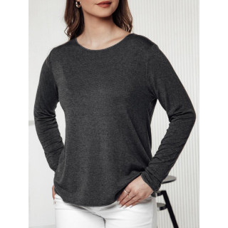 Temno siva ženska majica z obeskom RY2675