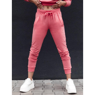 Ženske trenirke v koralni barvi UY2138