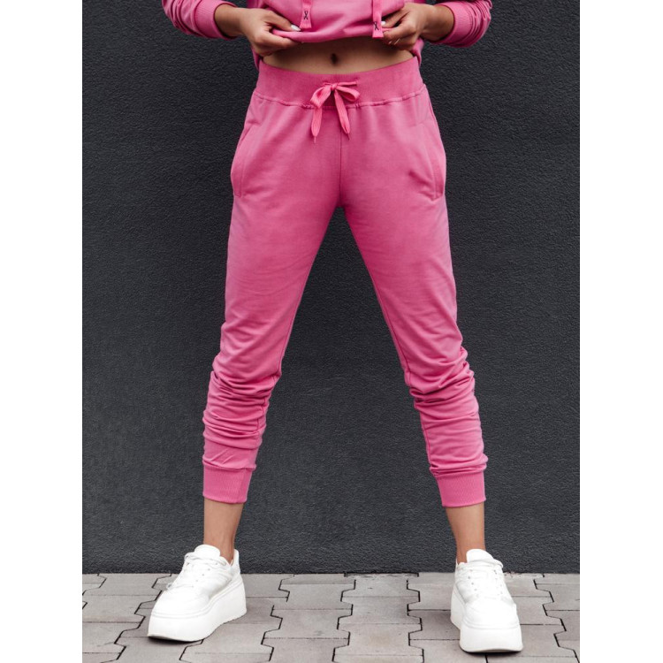 Rožnate ženske trenirke UY2139