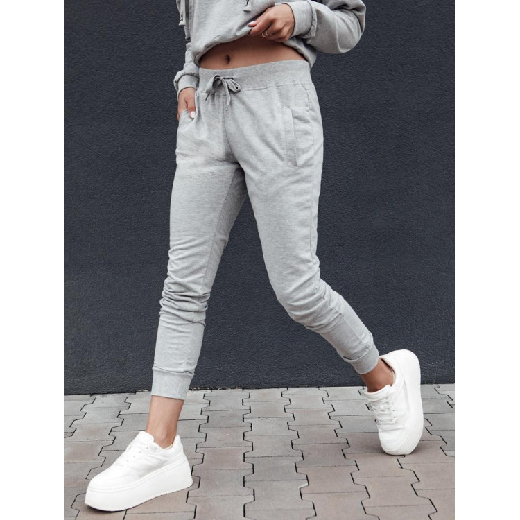 Svetlo sive ženske trenirke UY2137