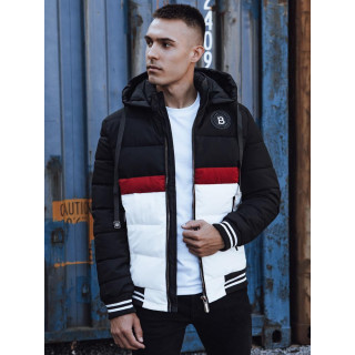 Moška črno-bela zimska jakna TX4869