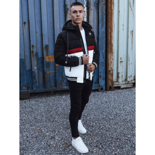 Moška črno-bela zimska jakna TX4869