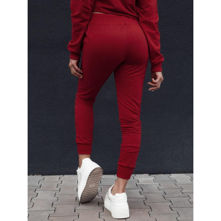 Ženske bordo trenirke na zavezovanje UY2304