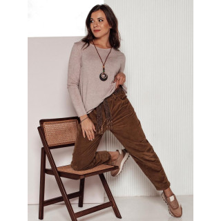 Ženske rjave hlače iz samleta UY2279