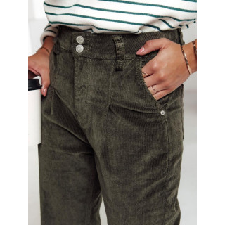 Ženske temno zelene hlače iz samleta UY2231