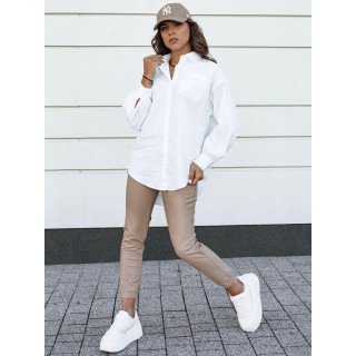 Ženske bež povoščene hlače UY2152