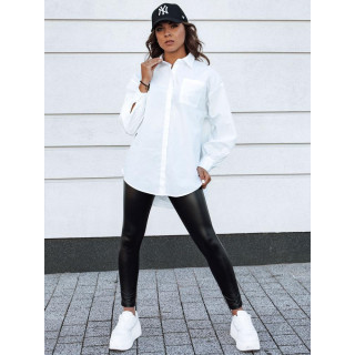 Črne povoščene hlače z visokim pasom UY2154