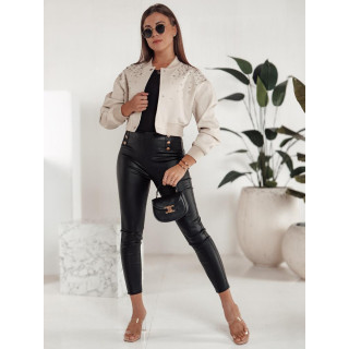 Ženske povoščene hlače z visokim pasom UY2198