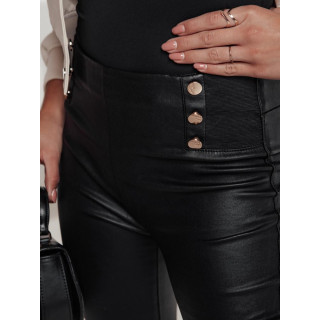 Ženske povoščene hlače z visokim pasom UY2198