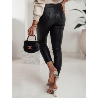 Ženske povoščene hlače z visokim pasom UY2198