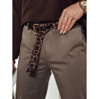 Kaki ženski chinos hlače UY2262