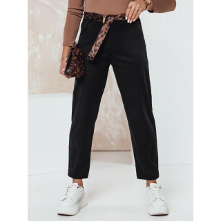 Ženski črni chinos hlače UY2260