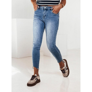 Ženske modre kavbojke z visokim pasom UY2205