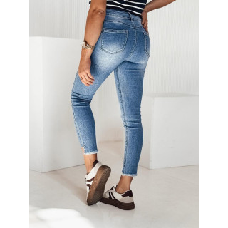 Ženske modre kavbojke z visokim pasom UY2205