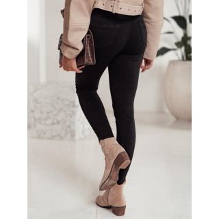 Ženske skinny črne kavbojke UY2218