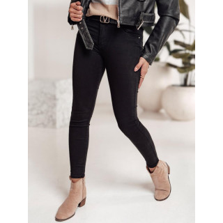 Ženske klasične črne kavbojke UY2249