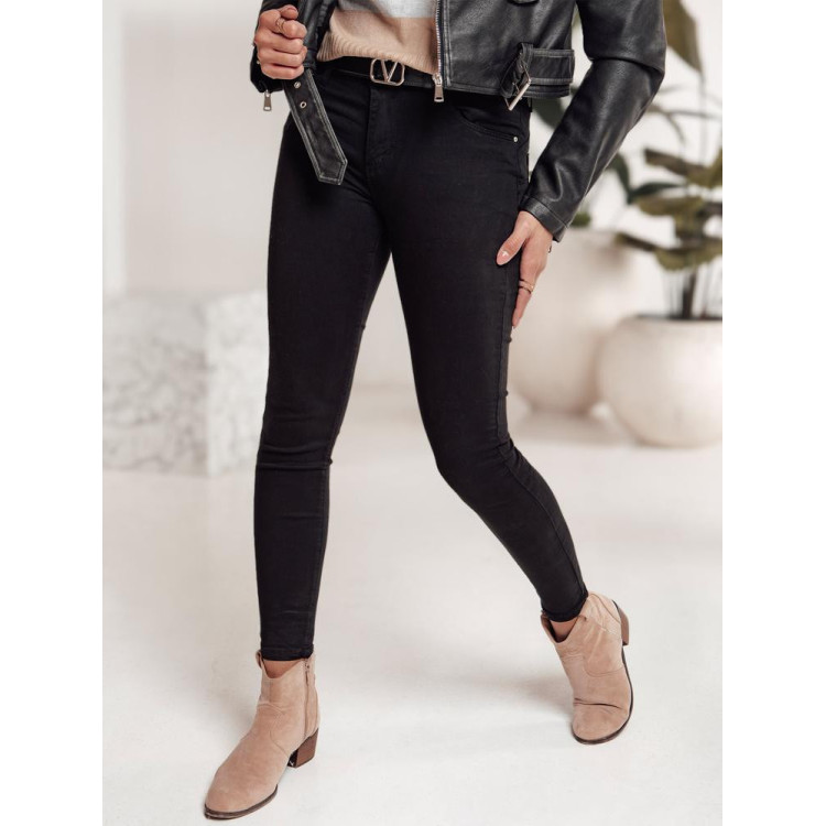 Ženske klasične črne kavbojke UY2249