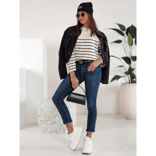 Ženske temno modre ozke kavbojke UY2200