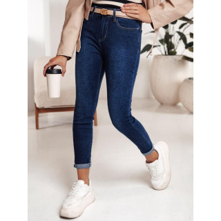 Modre ženske kavbojke UY2242