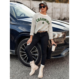 Črne ženske push up kavbojke UY2208