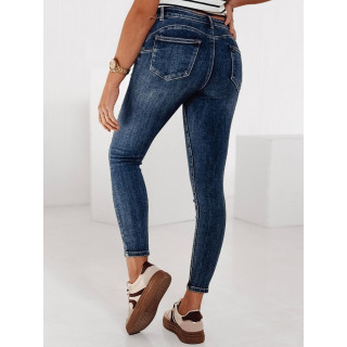 Ženske ozke modre kavbojke UY2196