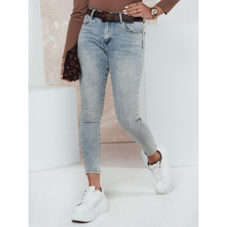 Svetlo modre ženske push up kavbojke UY2309