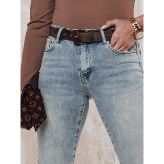 Svetlo modre ženske push up kavbojke UY2309