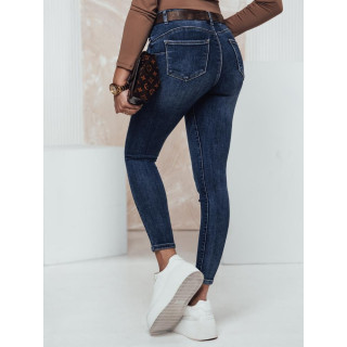 Modre ženske push up kavbojke UY2322