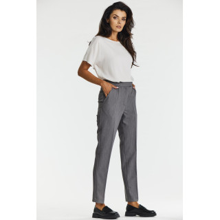 Temno bež elegantne ženske hlače