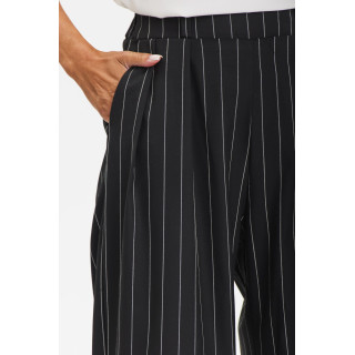 Ženske sive črtaste hlače