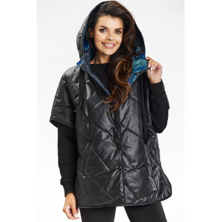 Ženski mornarsko moder kimono telovnik