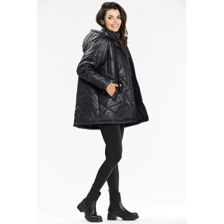 Ženska ohlapna mornarsko modra jakna