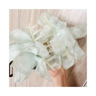 Modra sponka za lase zadaj