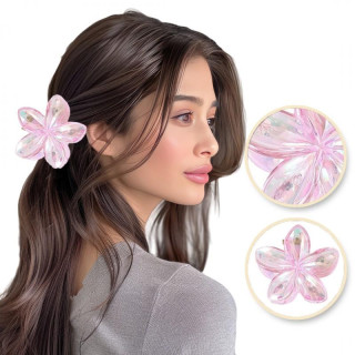 Okrasna sponka za lase v roza barvi