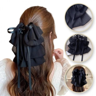 Velik lok za lase na zadnji strani glave