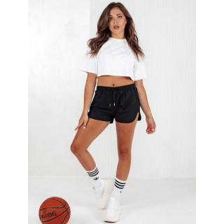 Ženske kratke hlače trenirka črne barve SY0414