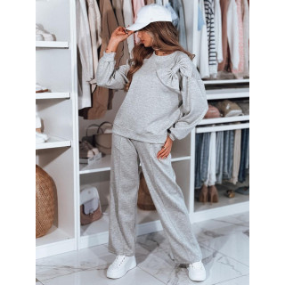 Svetlo siv ženski oversized komplet AY1123