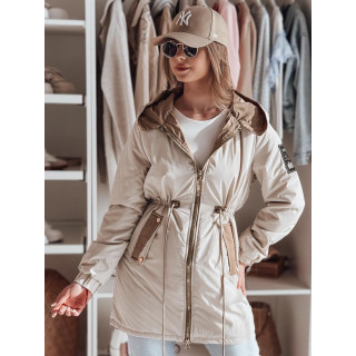 Ženska bež prehodna parka TY4811