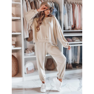 Bež ženski oversized komplet AY1132