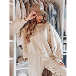 Bež ženski oversized komplet AY1132