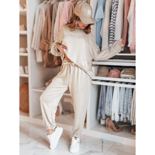 Bež ženski oversized komplet AY1132