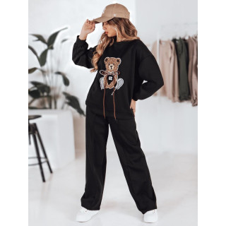 Črn ženski oversized komplet AY1127