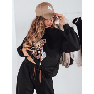 Črn ženski oversized komplet AY1127