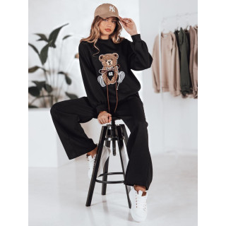 Črn ženski oversized komplet AY1127