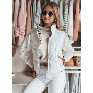 Dvostranski ženski telovnik v beli barvi TY4821